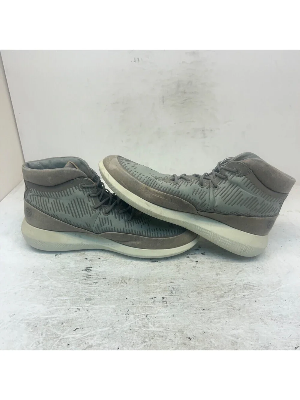Ecco Men’s Hi-Top Scinapse Casual Athletic Sneakers 45053455915 Grey Size 7M